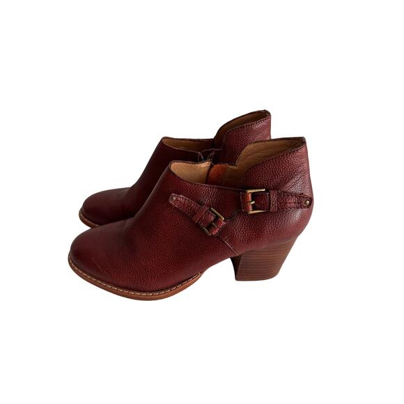 Schuler & Sons Philadelphia Shoes - Anthro Schuler & Sons Philadelphia Oxblood Leather Booties Size 8.5